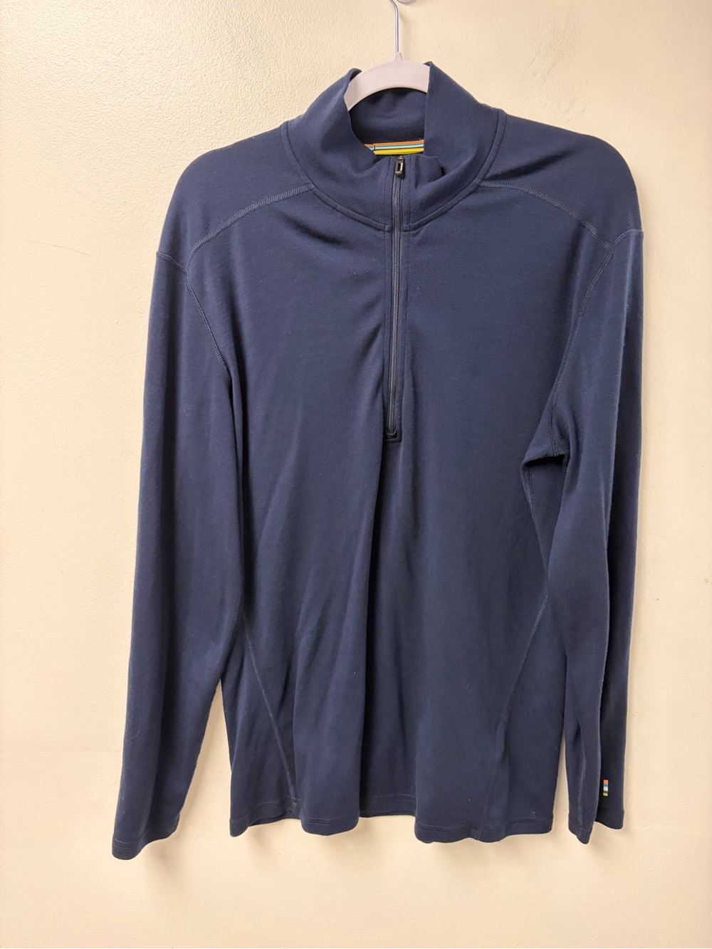 Smartwool Men's Classic Thermal Merino Base Layer 1/4 Zip Size Large